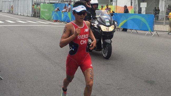 Bárbara Riveros remató quinta en el triatlón de los Juegos Olímpicos de Río 2016