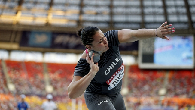 Natalia Duco terminó sexta en el lanzamento de bala en la reunión atlética de Berlín