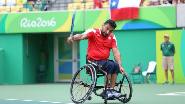 Robinson Méndez tuvo debut y despedida en el tenis sobre silla de ruedas de Río 2016