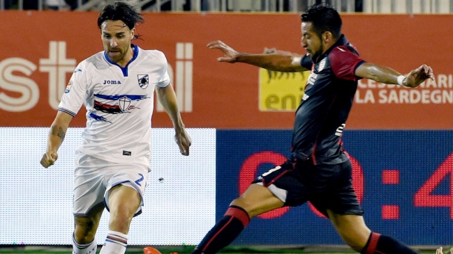 Mauricio Isla fue titular en Cagliari que venció a Sampdoria por la liga italiana
