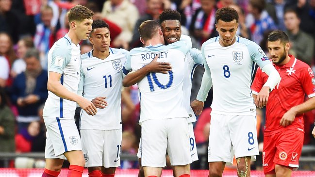 Inglaterra protagonizó una sólida victoria ante Malta en las Clasificatorias