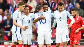Inglaterra protagonizó una sólida victoria ante Malta en las Clasificatorias