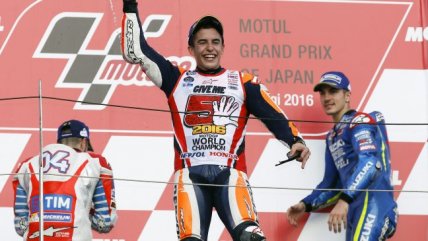 Marc Márquez logró el campeonato de MotoGP tras triunfar en Japón