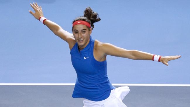 Caroline Garcia igualó para Francia la final de la Copa Federación ante R. Checa