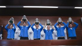 Equipo campeón de Copa Davis regresó a Argentina tras el "logro histórico"