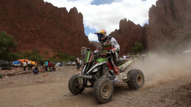 Ignacio Casale cayó al cuarto lugar en la clasificación de los quads en el Dakar