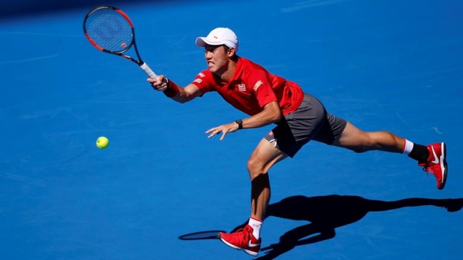 Kei Nishikori venció a Jeremy Chardy y se instaló en tercera ronda del Abierto de Australia