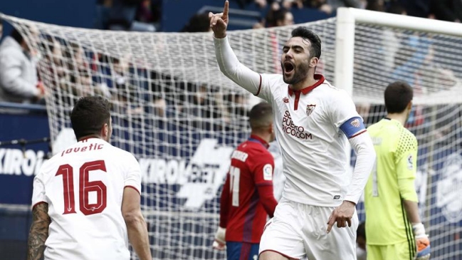 Sevilla sigue firme en la lucha por la liga española tras derrotar a Osasuna