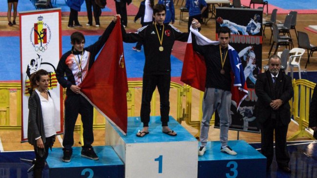 Taekwondista chileno logró bronce en un torneo internacional en España