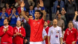 Novak Djokovic ganó el segundo punto para Serbia sobre Rusia en la Copa Davis