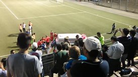 Partido entre Barnechea y Melipilla fue suspendido por agresión contra árbitro asistente