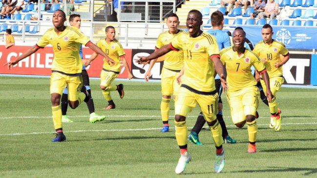 Colombia venció a Uruguay y quedó como líder del Grupo A del Sudamericano sub 17