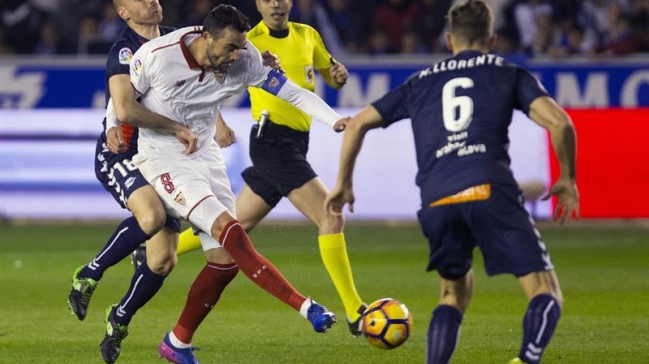 Sevilla perdió terreno en la lucha de la Liga de España