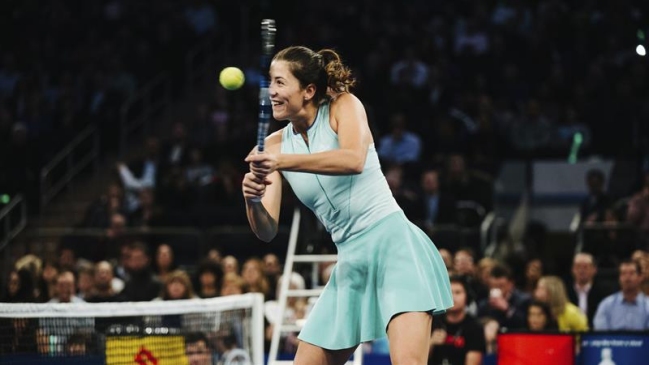 Muguruza y Del Potro perdieron sus partidos en noche de exhibición en Nueva York