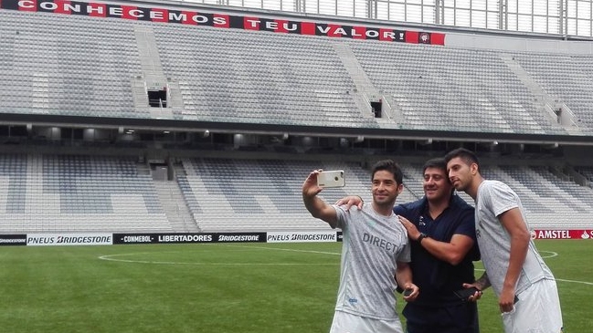 U. Católica reconoció la cancha de Paranaense para su debut en la Copa Libertadores