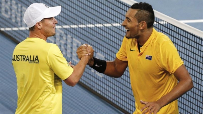 Thompson y Kyrgios sitúan a Australia a un paso de semifinales de la Copa Davis