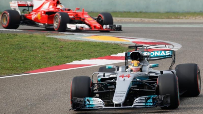 La grilla de salida del Gran Premio de China en la Fórmula 1