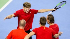 David Goffin selló el pase de Bélgica a semifinales en la Copa Davis