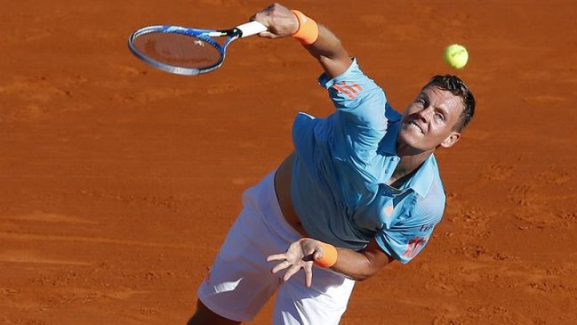 Tomas Berdych logró un trabajado triunfo para llegar a segunda ronda en Montecarlo