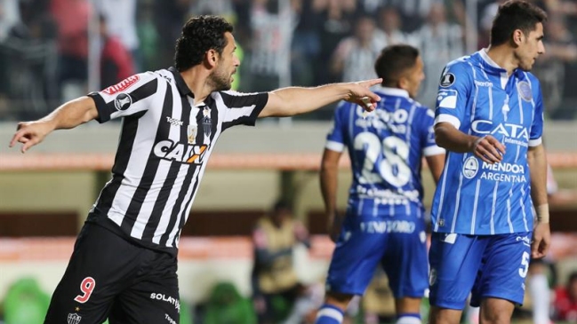 Atlético Mineiro goleó a Godoy Cruz y aseguró el primer lugar del Grupo 6 en Copa Libertadores