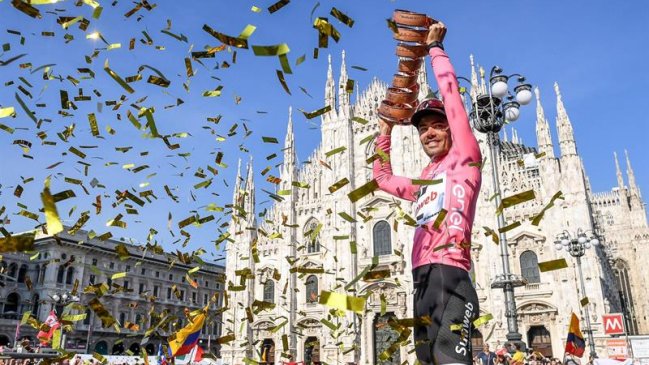 Dumoulin conquistó el Giro de Italia tras superar a Nairo Quintana en la última jornada