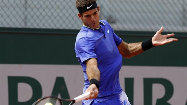 Juan Martín del Potro tuvo un regreso triunfal a Roland Garros