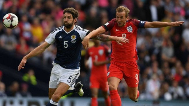 Inglaterra rescató un empate sobre la hora ante Escocia en las Clasificatorias europeas