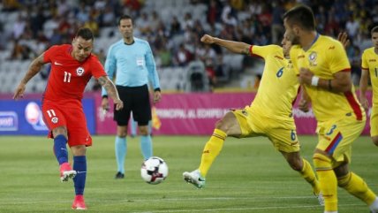 Eduardo Vargas rompió ante Rumania su sequía goleadora
