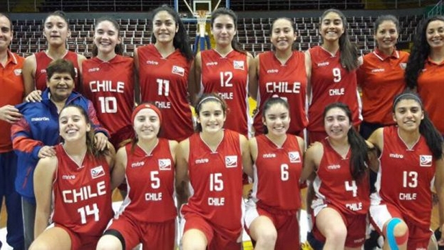 Chile debutó con triunfo sobre Bolivia en el Sudamericano U17 de baloncesto femenino
