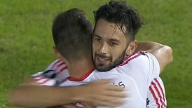 Marcelo Larrondo anotó en victoria de River Plate sobre Guaraní por la Libertadores