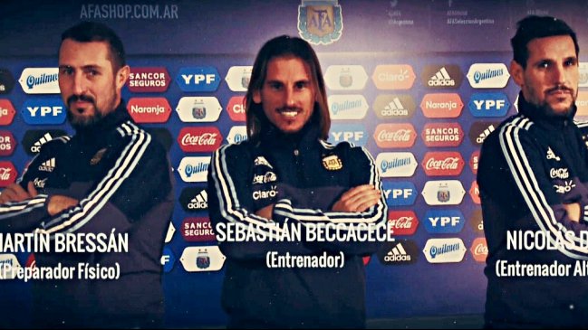 Sebastián Beccacece fue presentado como entrenador de la selección Sub 20 de Argentina