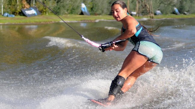 Valentina González quedó sexta en figuras en esquí náutico de los Juegos Mundiales