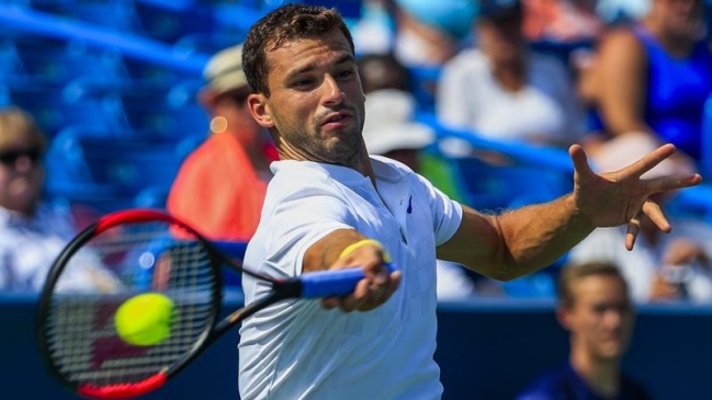 Grigor Dimitrov superó a Juan Martín del Potro y pasó a cuartos de final en Cincinnati