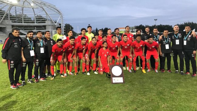 La selección chilena sub 17 ganó el título en el Cuatro Naciones tras igualar con Francia