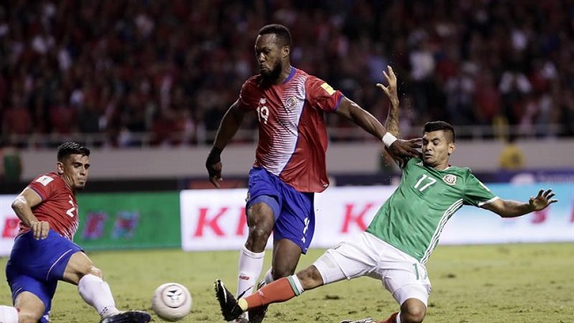 Costa Rica igualó con México y quedó a un paso del Mundial de Rusia