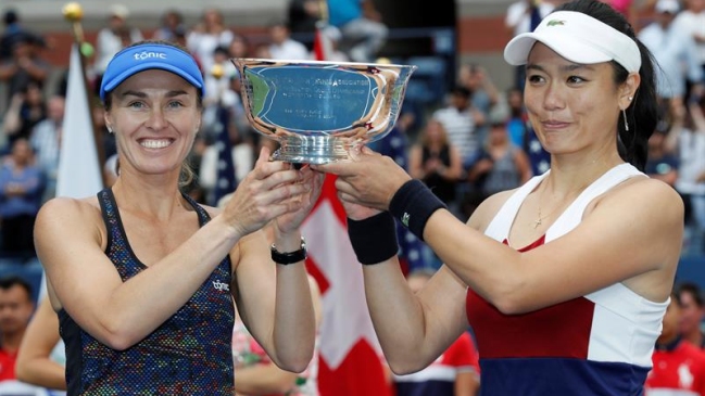 Martina Hingis y Yung-Jan Chan se proclamaron campeonas de dobles femeninos del US Open