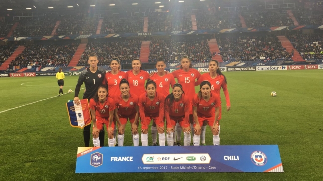 La selección chilena femenina visita a Francia en un duelo amistoso