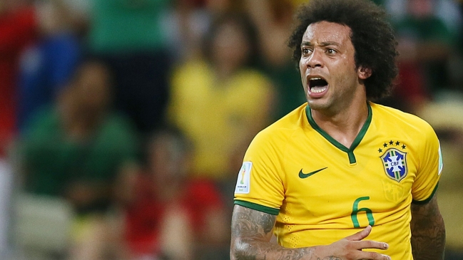 Marcelo sufre una rotura fibrilar que lo deja fuera del duelo contra Chile