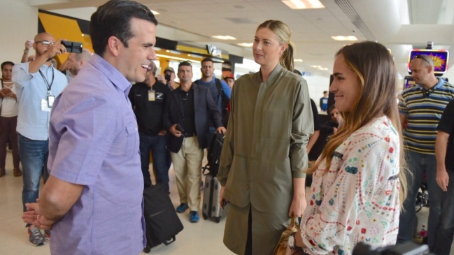 Puig y Sharapova llegaron a Puerto Rico para entregar ayuda a damnificados por huracán María