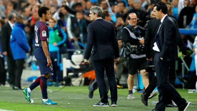 La petición de Unai Emery a Neymar: "No debe caer en las provocaciones"