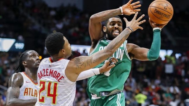Kyrie Irving lideró a los Celtics a su noveno triunfo seguido