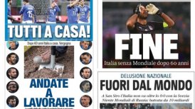 Buffon y la palabra "fin" llenaron las portadas italianas tras fracaso mundialista