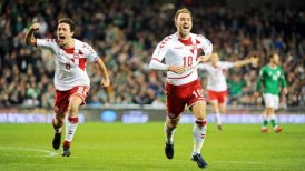 Dinamarca aplastó como visita a Irlanda y sacó boletos al Mundial de Rusia 2018
