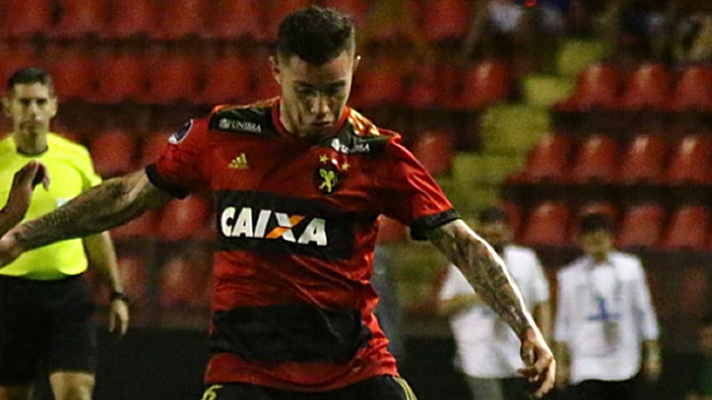Eugenio Mena y Sport Recife sufrieron dura caída y están en zona de descenso en Brasil