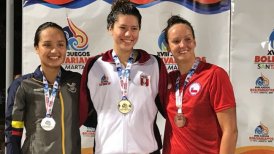 Kristel Köbrich obtuvo medalla de bronce en los 400 metros combinados en los Juegos Bolivarianos