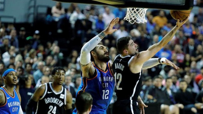 Brooklyn Nets remontó para derrotar a Oklahoma City Thunder en Ciudad de México por la NBA