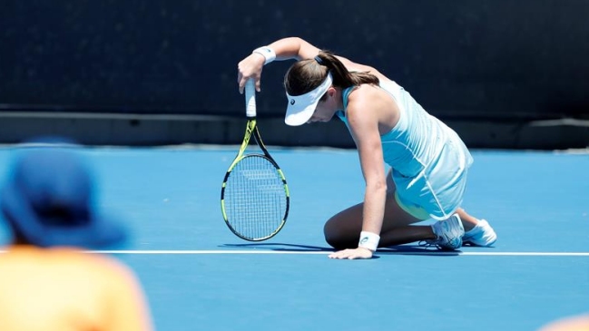 Johanna Konta fue eliminada del Abierto de Australia por Bernarda Pera