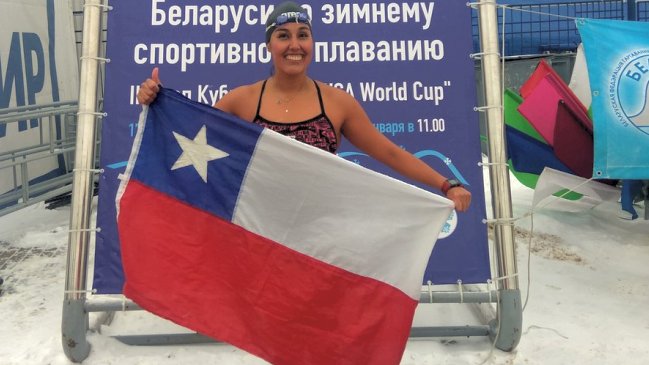 Bárbara Hernández tuvo una exitosa cosecha en la Copa del Mundo de Minsk de aguas gélidas