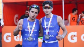 Los hermanos Cristóbal y Martín Baeza alistan su participación en el Sudamericano junior de triatlón