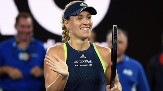 Angelique Kerber eliminó a Maria Sharapova para llegar a octavos de final en el Abierto de Australia